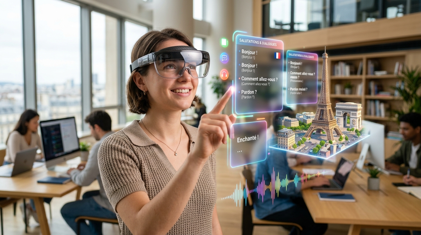 Apprentissage du français en Réalité Virtuelle et Augmentée